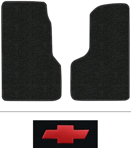 2003-2006 Chevy C5500 Kodiak Floor Mats (Logos Available) - 2pc - Cutpile | Fits: Crew Cab