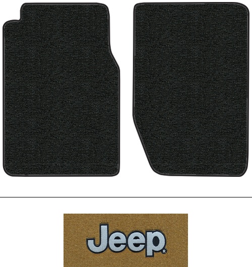 1974-1988 Jeep J20 Floor Mats (Logos Available) - 2pc - Cutpile