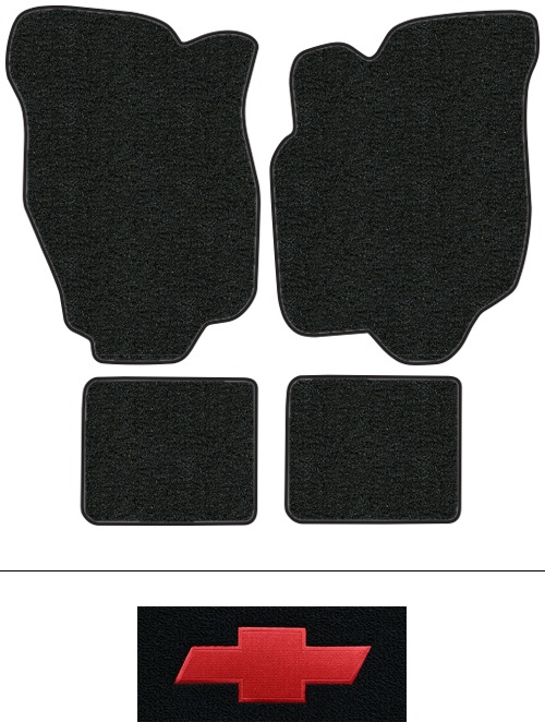 1984-1985 Chevy Citation II Floor Mats (Logos Available) - 4pc - Cutpile
