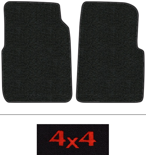 1978 Mazda B1800 Floor Mats (Logos Available) - 2pc - Cutpile