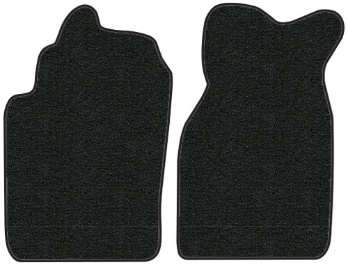 1980-1982 Plymouth TC3 Floor Mats (Logos Available) - 2pc Front - Cutpile