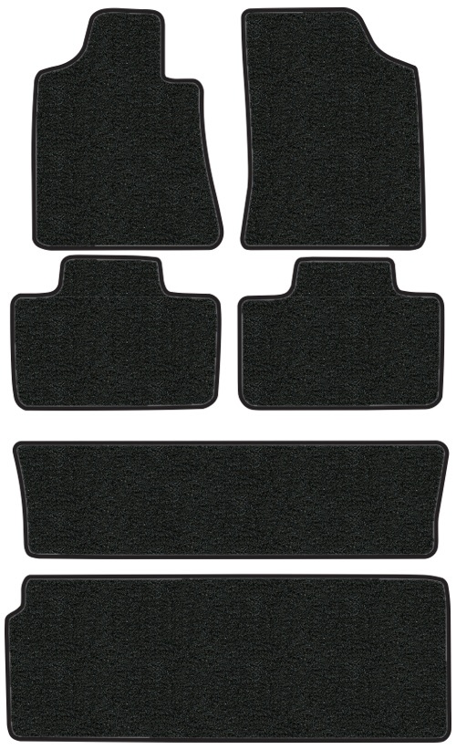 2001-2007 Toyota Sequoia Floor Mats - 6pc - Cutpile