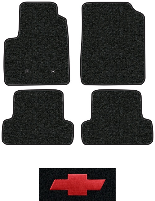 2015-2018 Chevy Colorado Floor Mats (Logos Available) - 4pc - Cutpile | Fits: Ext Cab