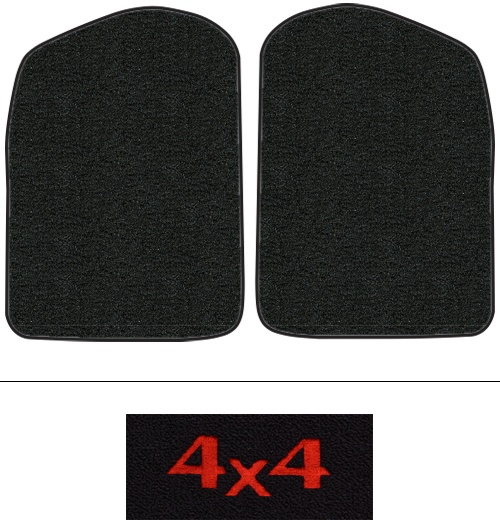 1988-1995 Isuzu Pickup Floor Mats (Logos Available) - 2pc - Cutpile