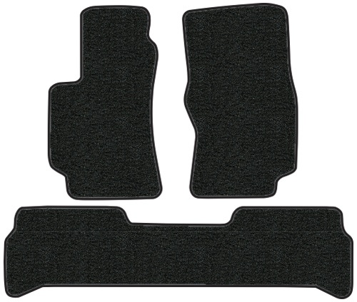 1988-1990 Toyota Land Cruiser Floor Mats - 3pc - Nylon | Fits: 2pc Frts & 1pc Rr, Fits fj62 model