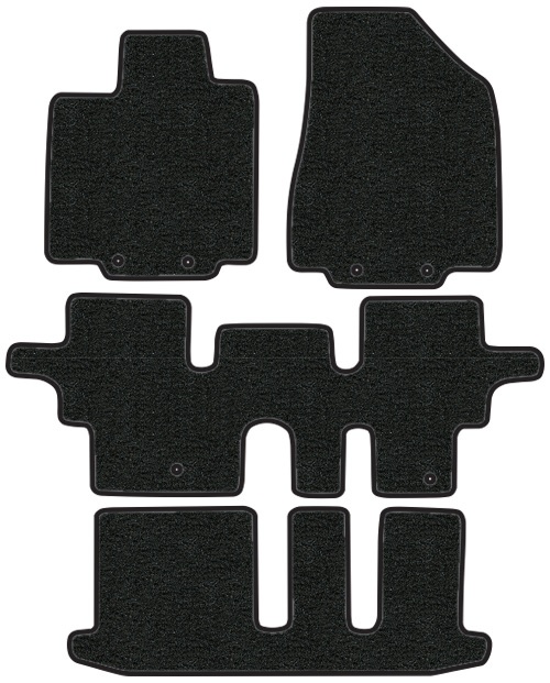 2013-2020 Nissan Pathfinder Floor Mats - 4pc - Cutpile | Fits: 2pc Frts & 2pc Rr Runners