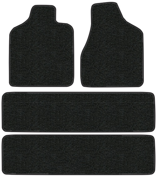 1996-2000 Plymouth Grand Voyager Floor Mats - 4pc - Cutpile | Fits: 2pc Frts & 2pc Rr Runners