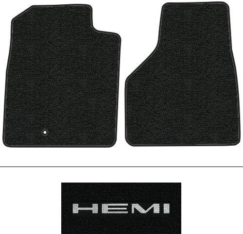 2002-2009 Dodge Ram 3500 Floor Mats (Logos Available) - 2pc - Cutpile | Fits: Reg Cab