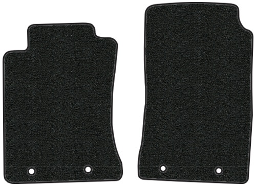 2012-2015 Toyota Tacoma Floor Mats (Logos Available) - 2pc - Cutpile | Fits: Reg Cab