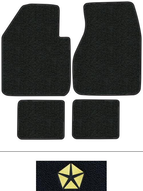 1967-1970 Chrysler Imperial Floor Mats (Logos Available) - 4pc - Loop