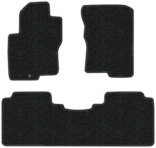 2005-2008 Nissan Frontier Floor Mats - 3pc - Cutpile | Fits: Crew Cab, 2pc Frts & 1pc Rr