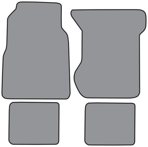 1975-1978 Ford LTD Country Squire Floor Mats (Logos Available) - 4pc - Cutpile