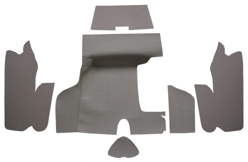 1955-1956 Mercury Custom Trunk Mat - Burtex | Fits: Convertible, with Boards