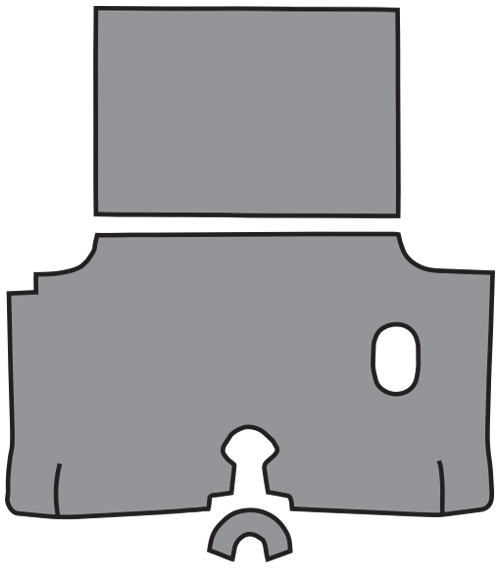 1960 Chevy Impala Trunk Mat - TM Vinyl