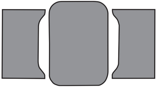1961 Chevy Impala Trunk Mat - TM Vinyl | Fits: 2DR, Hardtop, Coupe