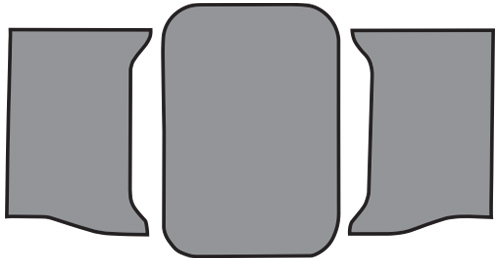 1962-1964 Chevy Impala Trunk Mat - TM Vinyl | Fits: 2DR, Coupe