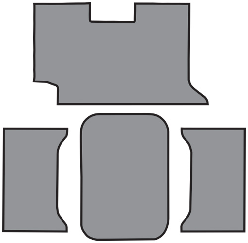 1961 Chevy Impala Trunk Mat - TM Vinyl | Fits: 2DR, Convertible