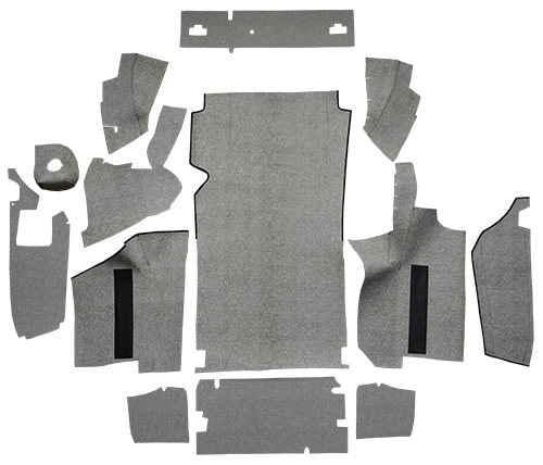 1964 Ford Thunderbird Trunk Mat - Fleece | Fits: Convertible, with Boards