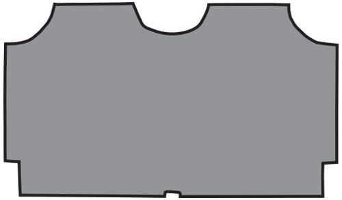 1966-1967 Chevy Caprice Trunk Mat - TM Vinyl | Fits: 2DR, Coupe