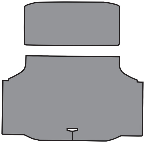 1970-1972 Oldsmobile Cutlass Trunk Mat - TM Vinyl