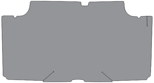 1970 Plymouth Roadrunner Trunk Mat - TM Vinyl