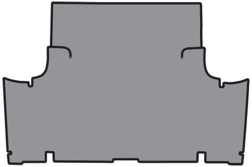 1971-1973 Mercury Cougar Trunk Mat - TM Vinyl | Fits: Coupe, Convertible