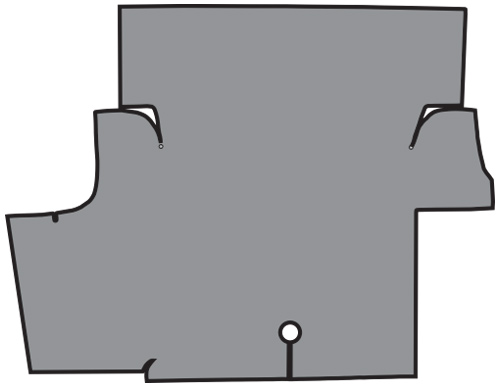 1969-1970 Ford Mustang Trunk Mat - TM Vinyl | Fits: Coupe
