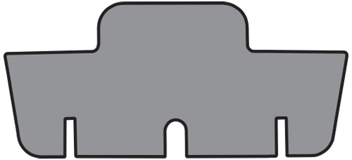 1971-1974 American Motors Javelin Trunk Mat - TM Foam | Fits: Long