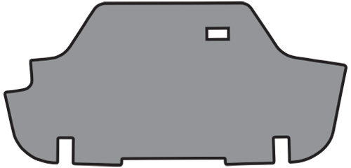 1974-1977 American Motors Matador Trunk Mat - TM Foam | Fits: 2DR, Coupe