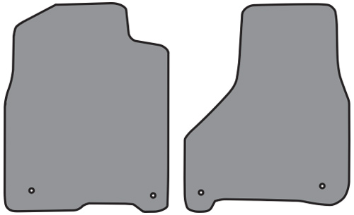 2011-2018 Ram 4500 Floor Mats (Logos Available) - 2pc - Cutpile | Fits: Crew Cab