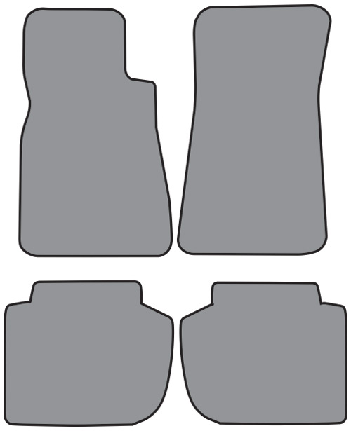1971-1973 Cadillac Eldorado Floor Mats (Logos Available) - 4pc - Loop