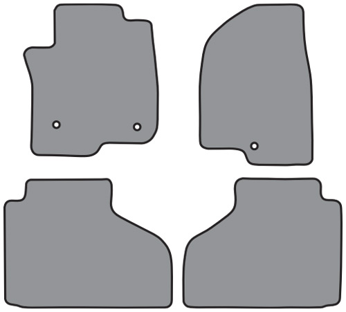 2020-2026 GMC Sierra 3500 HD Floor Mats (Logos Available) - 4pc - Cutpile | Fits: Crew Cab
