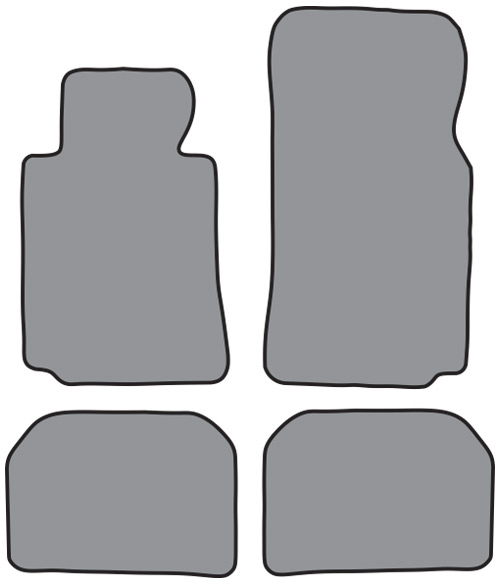 1997-2001 BMW 740i (E38) Floor Mats - 4pc - Cutpile