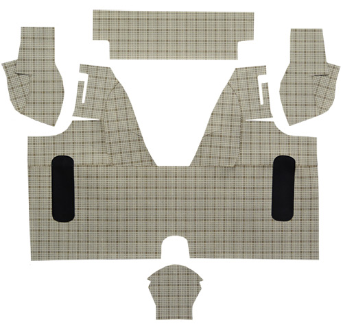 1958-1959 Ford Thunderbird (Squarebird) Trunk Mat - Burtex | Fits: Convertible, Without Boards