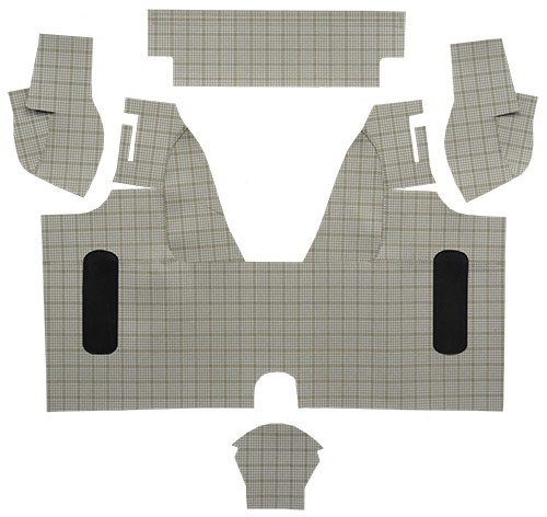 1960 Ford Thunderbird (Squarebird) Trunk Mat - Burtex | Fits: Convertible, Without Boards