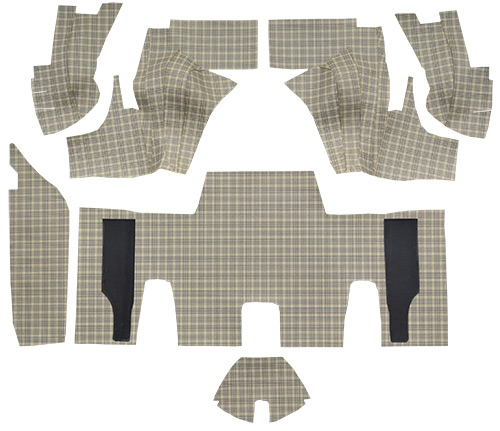 1961-1963 Ford Thunderbird (Bulletbird) Trunk Mat - Fleece | Fits: Convertible, Without Boards