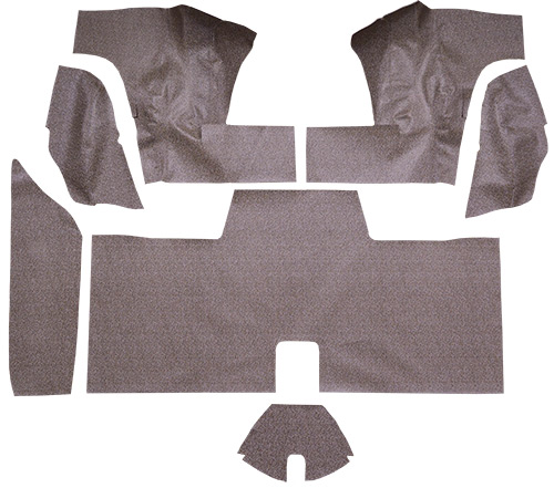 1961-1963 Ford Thunderbird (Bulletbird) Trunk Mat - Burtex | Fits: Hardtop, Without Boards