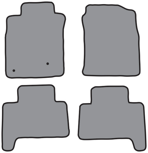 2003-2009 Lexus GX470 Floor Mats - 4pc - Cutpile