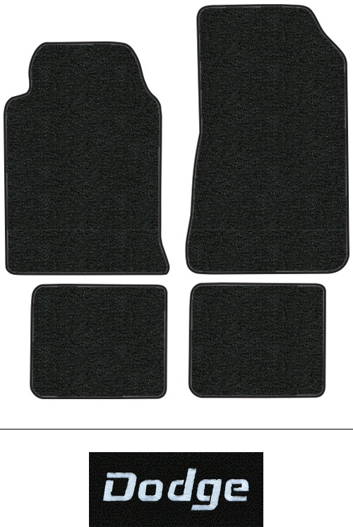 1984-1986 Dodge Conquest Floor Mats (Logos Available) - 4pc - Cutpile
