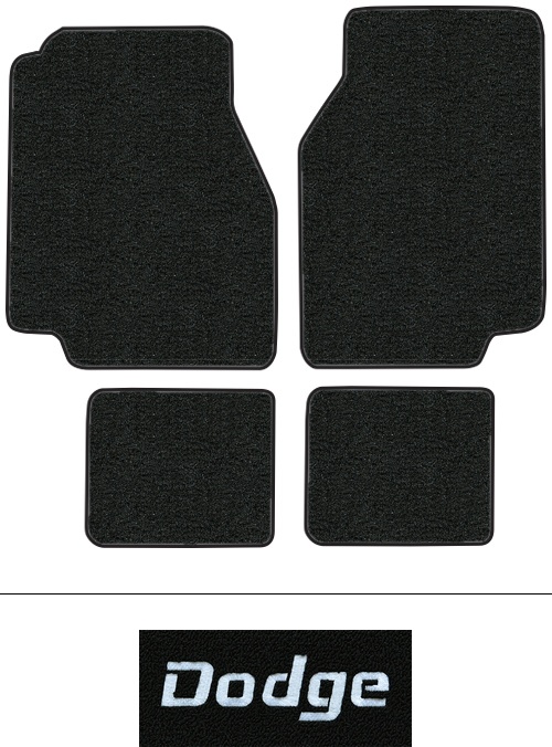 1978-1979 Dodge Magnum Floor Mats (Logos Available) - 4pc - Cutpile