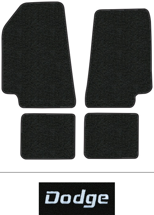 1979-1981 Dodge St. Regis Floor Mats (Logos Available) - 4pc - Cutpile