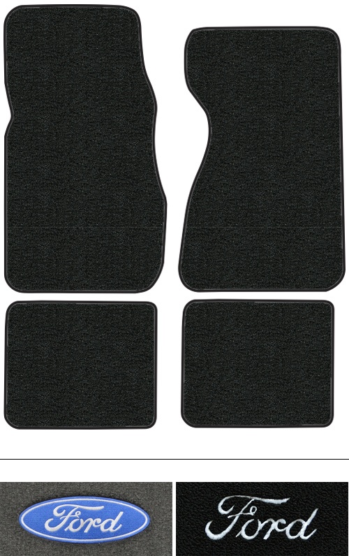 1979-1982 Ford LTD Floor Mats (Logos Available) - 4pc - Cutpile