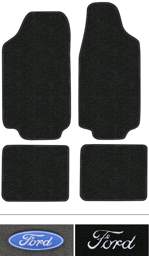 1974-1980 Ford Pinto Floor Mats (Logos Available) - 4pc - Cutpile