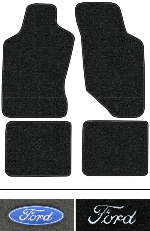 1992-1995 Ford Taurus Floor Mats (Logos Available) - 4pc - Cutpile