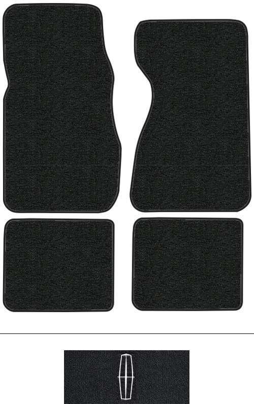 1984-1992 Lincoln Mark VII Floor Mats (Logos Available) - 4pc - Cutpile