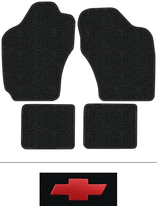 1985-1988 Chevy Spectrum Floor Mats (Logos Available) - 4pc - Cutpile