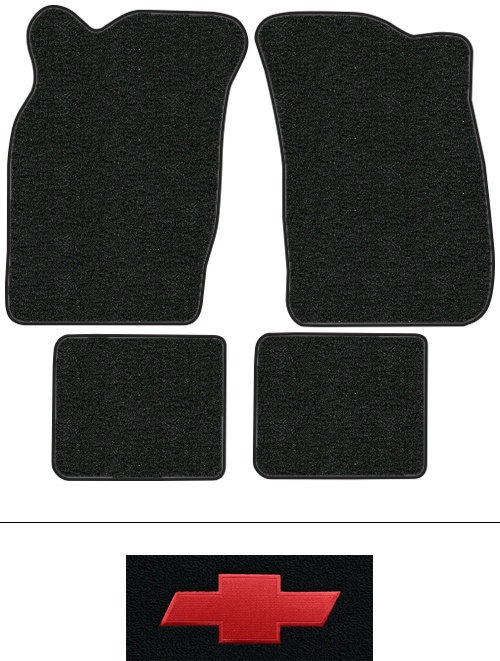 1985-1988 Chevy Sprint Floor Mats (Logos Available) - 4pc - Cutpile