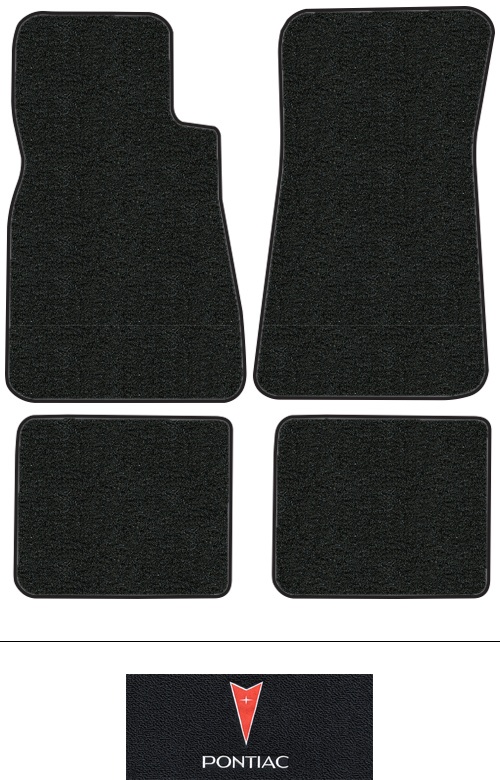1965-1970 Pontiac Catalina Floor Mats (Logos Available) - 4pc - Loop