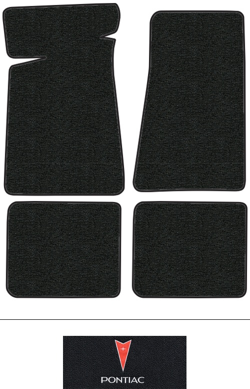 1978-1980 Pontiac Grand Am Floor Mats (Logos Available) - 4pc - Cutpile