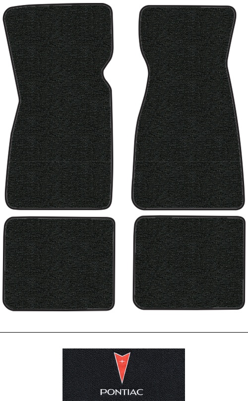 1976-1980 Pontiac Sunbird Floor Mats (Logos Available) - 4pc - Cutpile